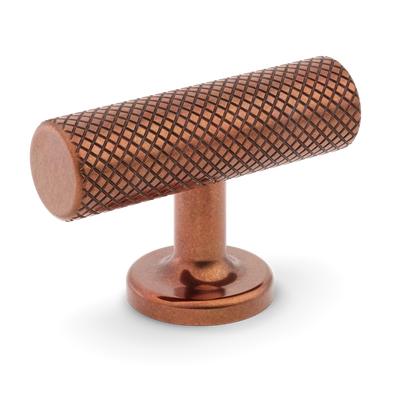 Armac Martin Sparkbrook T-bar Handle in 55mm / Aged Copper