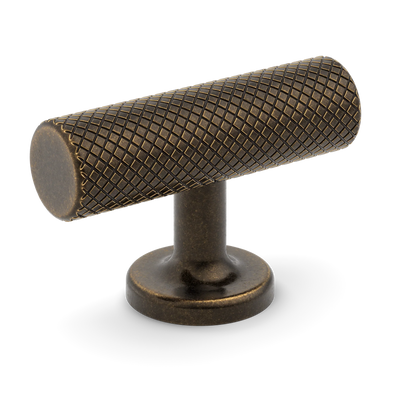 Armac Martin Sparkbrook T-bar Handle in 55mm / Dark Aged Brass