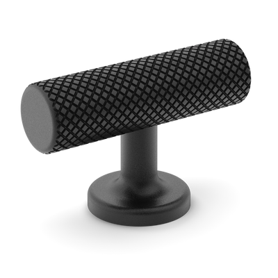 Armac Martin Sparkbrook T-bar Handle in 55mm / Matt Black Lacquered