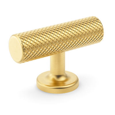 Armac Martin Sparkbrook T-bar Handle in 55mm / Satin Brass Lacquered