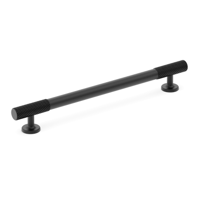 Armac Martin Sparkbrook Cabinet Handle in 128mm / Matt Black Lacquered