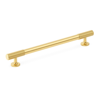Armac Martin Sparkbrook Cabinet Handle in 128mm / Satin Brass Lacquered