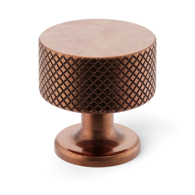 Armac Martin Sparkbrook Cabinet Knob in 32mm / Aged Copper