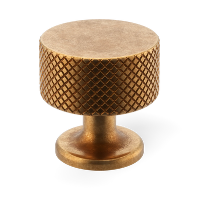 Armac Martin Sparkbrook Cabinet Knob in 32mm / Burnished Brass