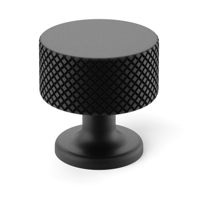 Armac Martin Sparkbrook Cabinet Knob in 32mm / Matt Black Lacquered