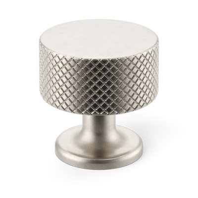Armac Martin Sparkbrook Cabinet Knob in 32mm / Barrelled Nickel Plate
