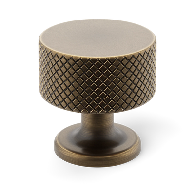 Armac Martin Sparkbrook Cabinet Knob in 32mm / Satin Antique Satin Lacquered