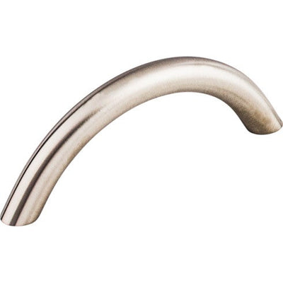 Top Knobs Solid Bowed Bar Pull 3" c-c in Stainless Steel