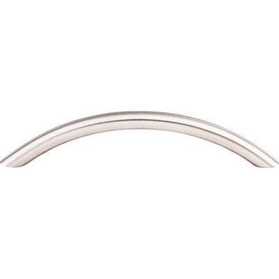 Top Knobs Solid Bowed Bar Pull 5 1/16" c-c in Stainless Steel