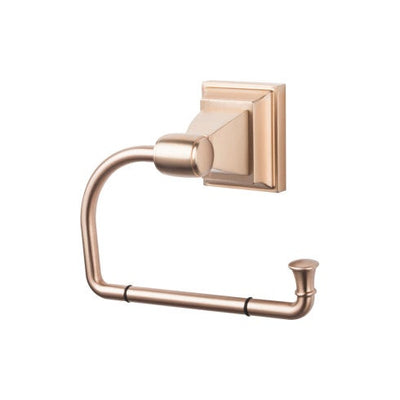 Top Knobs Stratton Bath Tissue Hook in Brushed Bronze