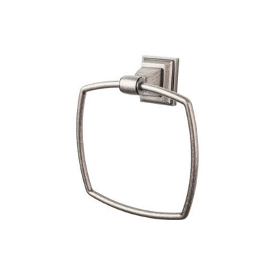 Top Knobs Stratton Bath Ring in Antique Pewter