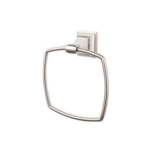 Top Knobs Stratton Bath Ring in Brushed Satin Nickel