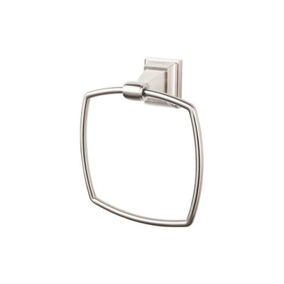 Top Knobs Stratton Bath Ring in Brushed Satin Nickel