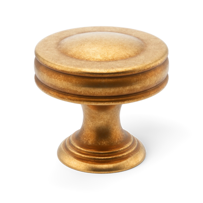 Armac Martin Sutton Cabinet Knob in 25mm / Burnished Brass