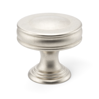 Armac Martin Sutton Cabinet Knob in 25mm / Barrelled Nickel Plate
