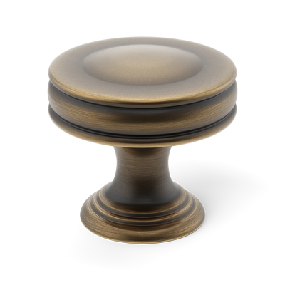 Armac Martin Sutton Cabinet Knob in 25mm / Satin Antique Satin Lacquered