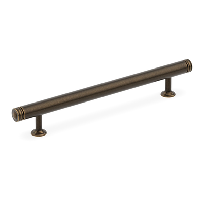 Armac Martin Sutton Cabinet Handle in 96mm / Dark Aged Brass