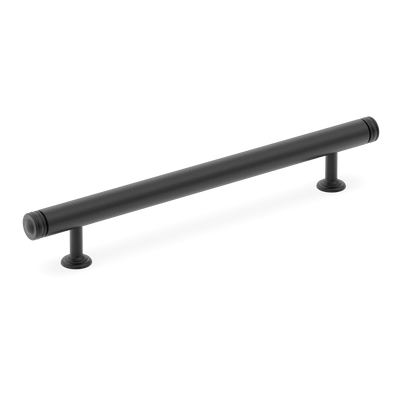 Armac Martin Sutton Cabinet Handle in 96mm / Matt Black Lacquered