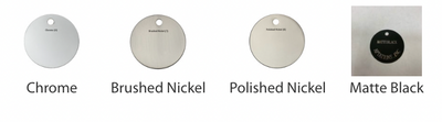 80683 Polished Nickel Rectangular Free Standing Mirror