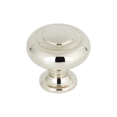 Top Knobs Kent Knob 1 1/4" in Polished Nickel