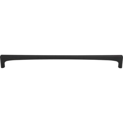Top Knobs Riverside Pull 8 13/16" c-c in Flat Black