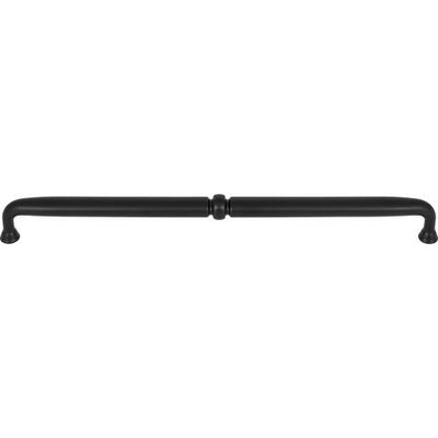 Top Knobs Henderson Pull 12" c-c in Flat Black