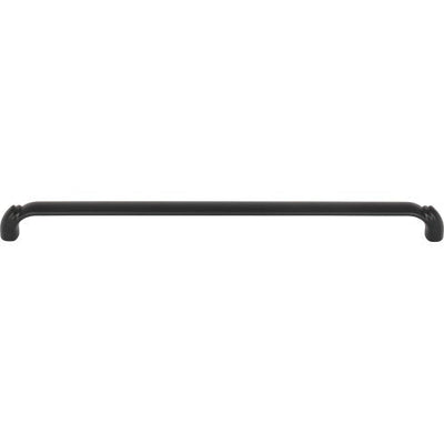 Top Knobs Pomander Pull 12" c-c in Flat Black