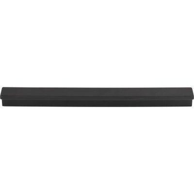 Top Knobs Minetta Tab Pull 7 9/16" c-c in Flat Black
