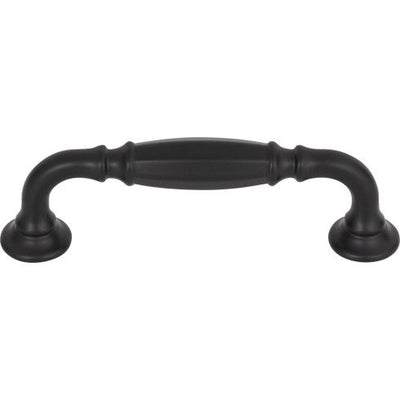 Top Knobs Barrow Pull 3 3/4" c-c in Flat Black
