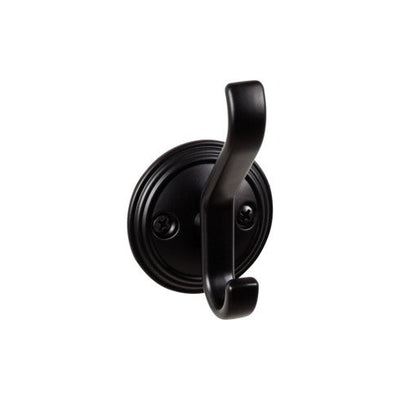 Top Knobs Reeded Hook 3 1/8" in Flat Black