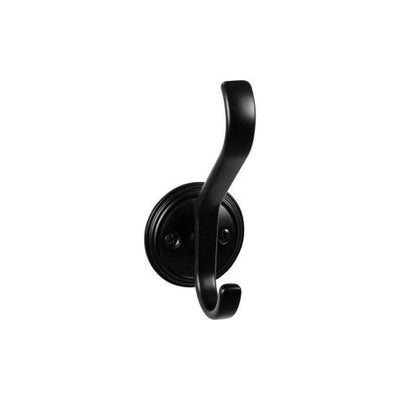Top Knobs Reeded Hook 4 11/16" in Flat Black