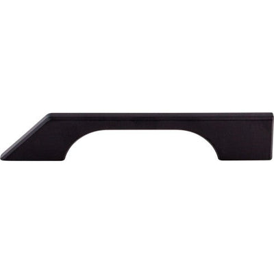 Top Knobs Tapered Pull 5" c-c in Flat Black