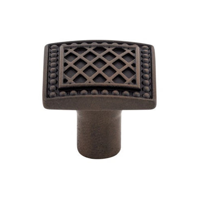 Top Knobs Trevi Square Knob 1 1/4" in Patina Rouge