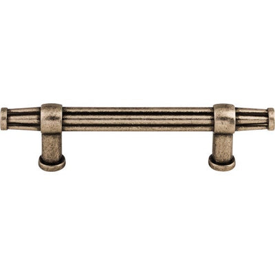 Top Knobs Luxor Pull 3 3/4" c-c in Pewter Antique
