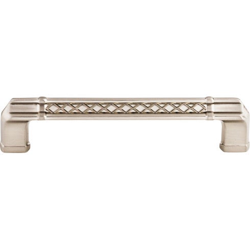 Top Knobs Tower Bridge Pull 5" c-c in Brushed Satin Nickel