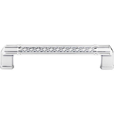 Top Knobs Tower Bridge Pull 5" c-c in Polished Chrome