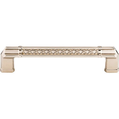 Top Knobs Tower Bridge Pull 5" c-c in Polished Nickel