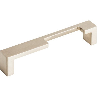Top Knobs Modern Metro Notch Pull B 5" c-c in Brushed Satin Nickel