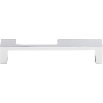 Top Knobs Modern Metro Notch Pull B 5" c-c in Polished Chrome