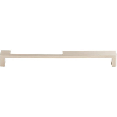 Top Knobs Modern Metro Notch Pull B 9" c-c in Brushed Satin Nickel