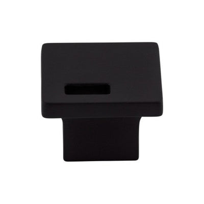 Top Knobs Modern Metro Slot Knob 1 1/4" in Flat Black