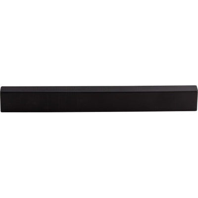 Top Knobs Modern Metro Tab Pull 8" c-c in Flat Black