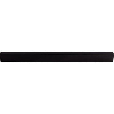 Top Knobs Modern Metro Tab Pull 12" c-c in Flat Black