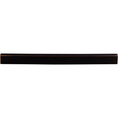 Top Knobs Modern Metro Tab Pull 12" c-c in Tuscan Bronze