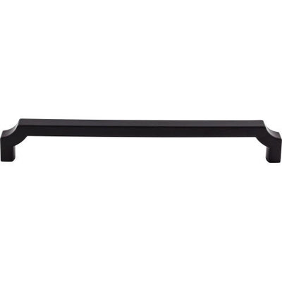 Top Knobs Davenport Pull 18" c-c Appliance Pull in Flat Black