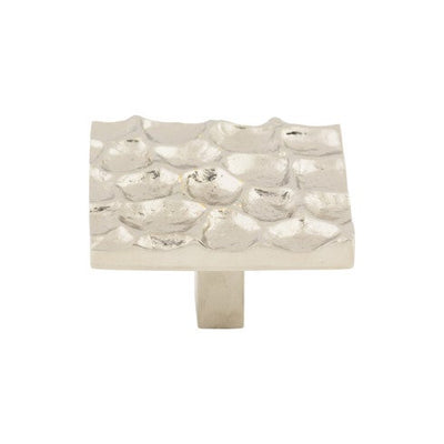 Top Knobs Cobblestone Square Knob 1 15/16" in Polished Nickel