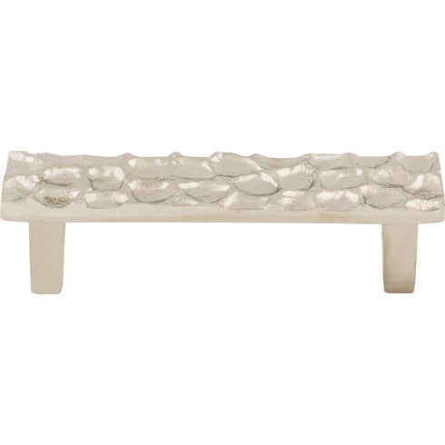 Top Knobs Cobblestone Pull 3 3/4" c-c in Polished Nickel