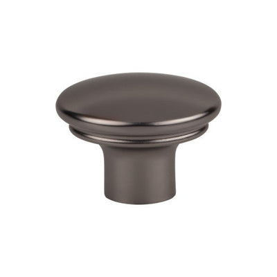 Top Knobs Julian Oval Knob 1 3/8" in Ash Gray