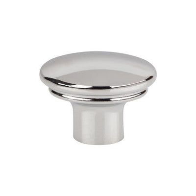 Top Knobs Julian Oval Knob 1 3/8" in Polished Chrome