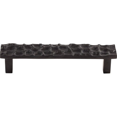 Top Knobs Cobblestone Pull 5 1/16" c-c in Coal Black